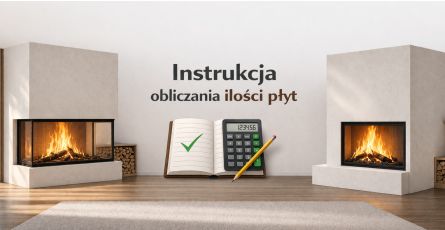 Jak obliczyć ilość płyt na zabudowę kominka? Obudowa kominka - płyty akumulacyjne, płyty izolacyjne.